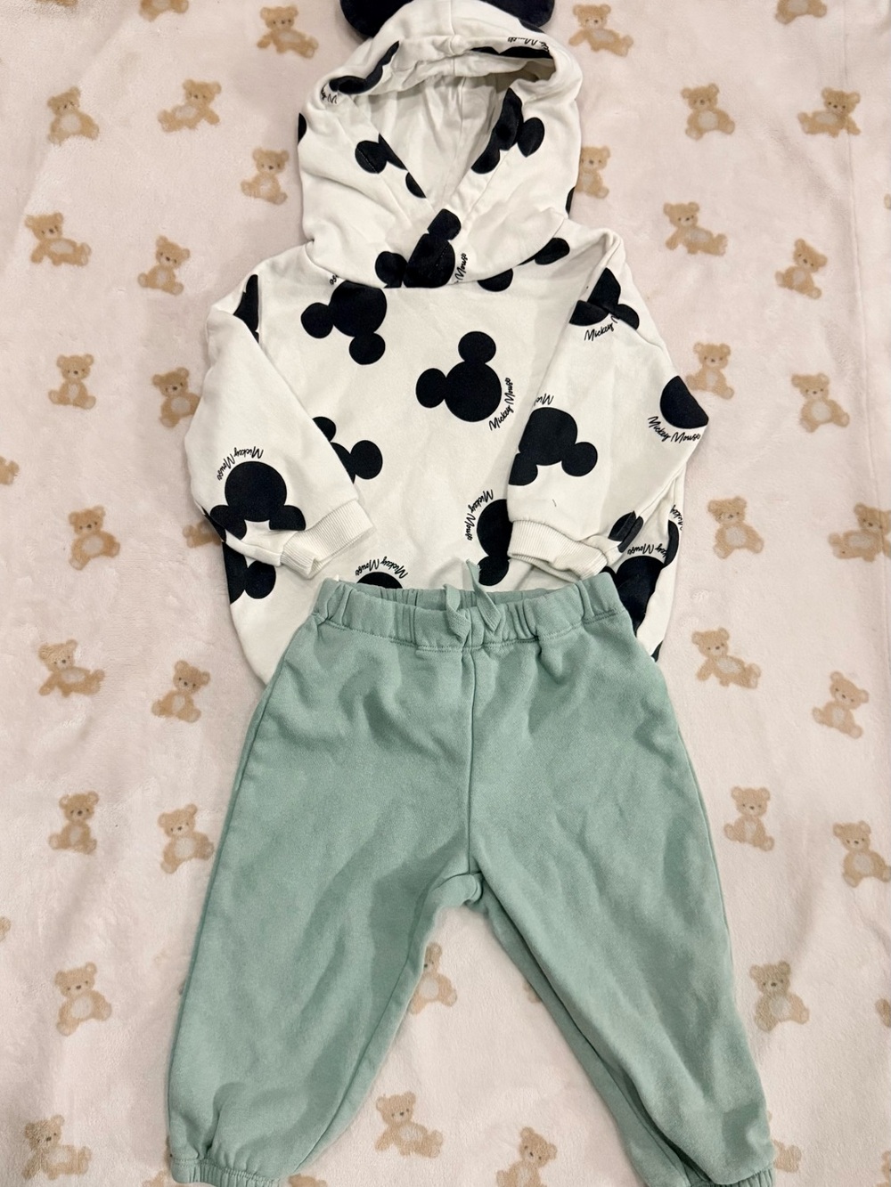H&M Mint Green Pull-On Joggers for Kids
